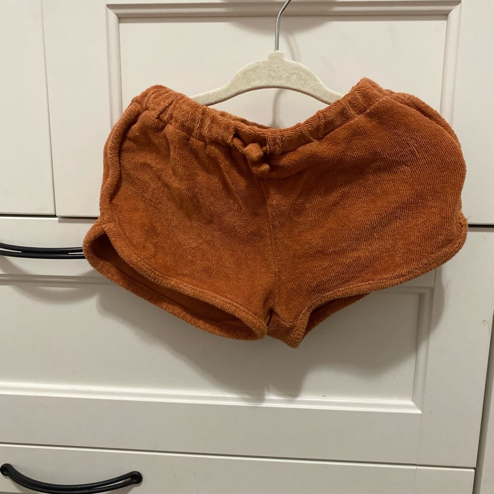 Zara terry shorts